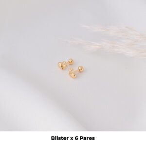 TOPO C/ PERLAS EN BAÑO DE ORO