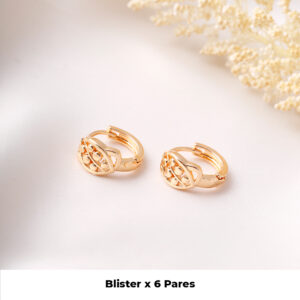 HUGGIES  PIEDRAS EN BANO DE ORO