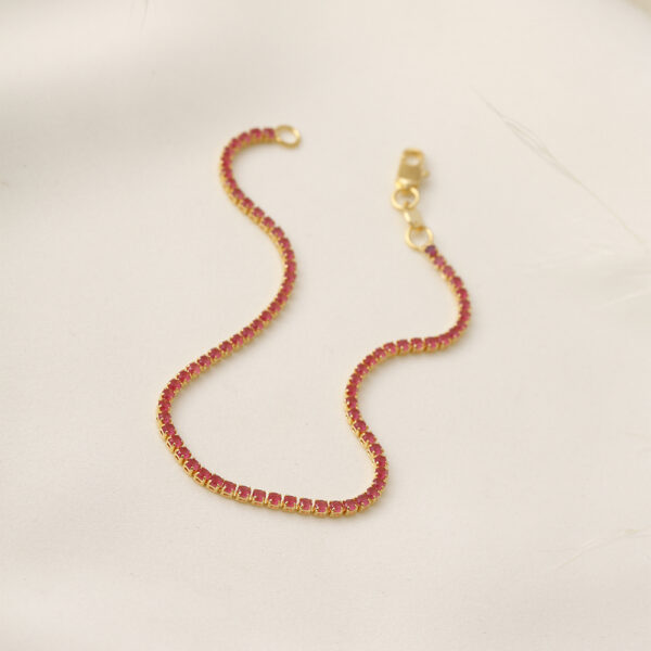 PULSERA . C.B MINI REDONDA H20. 8MM DO 1.2 EN ORO LAMINADO