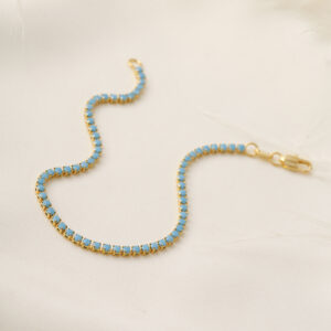 PULSERA . C.B MINI REDONDA H20. 8MM DO 1.2 EN ORO LAMINADO
