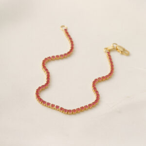 PULSERA . C.B MINI REDONDA H20. 8MM DO 1.2 EN ORO LAMINADO