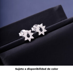TOPO MICROCIRCON EN PLATA LEY 925