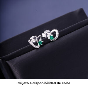 TOPO MICROCIRCON EN PLATA LEY 925
