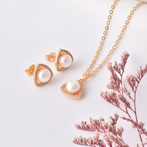 JUEGOS  C/FLORES EN BAÑO DE ORO