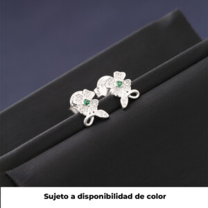 TOPO FIGURAS MICROCIRCON EN PLATA LEY 925