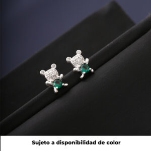 TOPO MICROCIRCON EN PLATA LEY 925