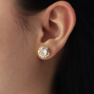 TOPO C/ PIEDRAS EN BAÑO DE ORO