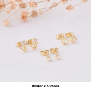TOPO C/ PIEDRAS EN BAÑO DE ORO