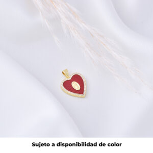 DIJE .  CRISTAL EN BANO DE ORO