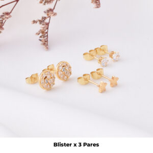 TOPO C/ PIEDRAS EN BAÑO DE ORO