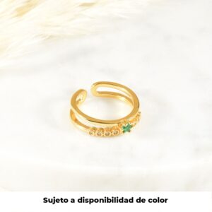 ANILLO . ARGOLLA 2.5M EN BAÑO DE ORO