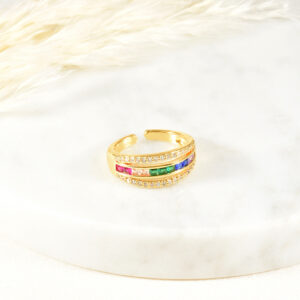 ANILLO . ARGOLLA 2.5M EN BAÑO DE ORO