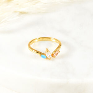ANILLO . ARGOLLA 2.5M EN BAÑO DE ORO