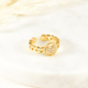 ANILLO . ARGOLLA 2.5M EN BAÑO DE ORO