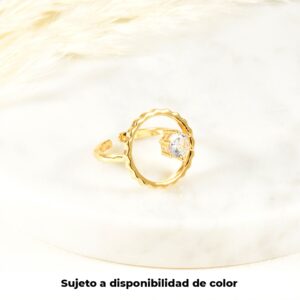 ANILLO . ARGOLLA 2.5M EN BAÑO DE ORO