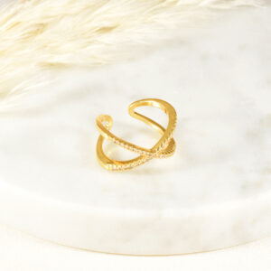 ANILLO . ARGOLLA 2.5M EN BAÑO DE ORO