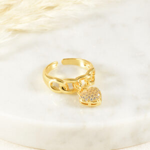 ANILLO . ARGOLLA 2.5M EN BAÑO DE ORO
