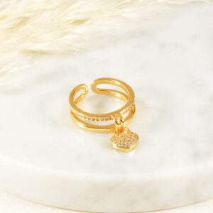 ANILLO . ARGOLLA 2.5M EN BAÑO DE ORO