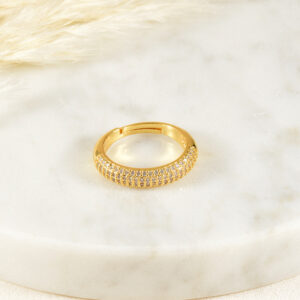ANILLO . ARGOLLA 2.5M EN BAÑO DE ORO