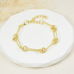 PULSERA . MISERICORDIA EN BAÑO DE ORO