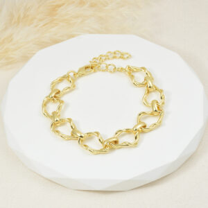 PULSERA . MISERICORDIA EN BAÑO DE ORO