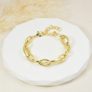 PULSERA . MISERICORDIA EN BAÑO DE ORO