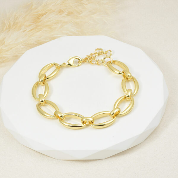 PULSERA . MISERICORDIA EN BAÑO DE ORO
