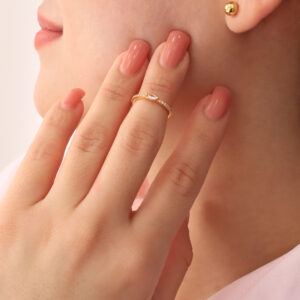 ANILLO . ARGOLLA 2.5M EN BAÑO DE ORO