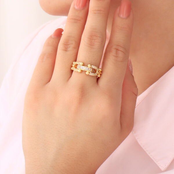 ANILLO . ARGOLLA 2.5M EN BAÑO DE ORO
