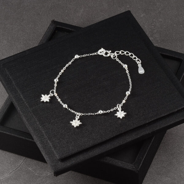 PULSERA . C/ CIRCONES EN PLATA LEY 925