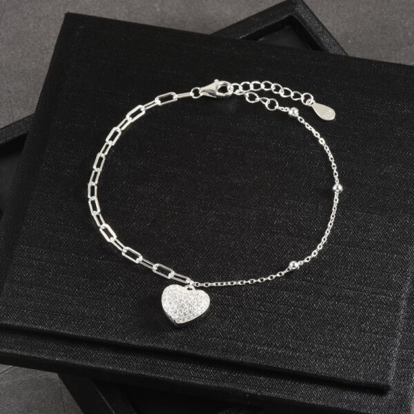 PULSERA . C/ CIRCONES EN PLATA LEY 925
