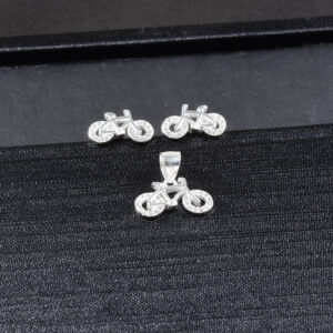 JUEGOS  2T C/PIEDRAS- BALIN EN PLATA LEY 925