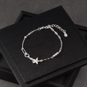 PULSERA . C/ CIRCONES EN PLATA LEY 925