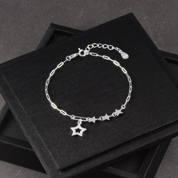 PULSERA . C/ CIRCONES EN PLATA LEY 925