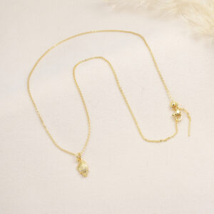 GARGANTILLA C/ DIJES EN BAÑO DE ORO