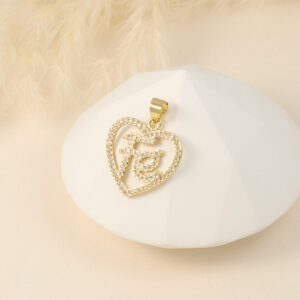 DIJE . FIGURAS C/PIEDRAS EN BAÑO DE ORO