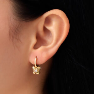 HUGGIES FILIGRANA EN BAÑO DE ORO ENSAMBLADO