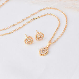 JUEGOS  C/ CRISTAL EN BAÑO DE ORO