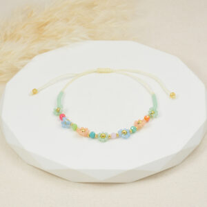 PULSERA . C/ CRISTAL EN BAÑO DE ORO